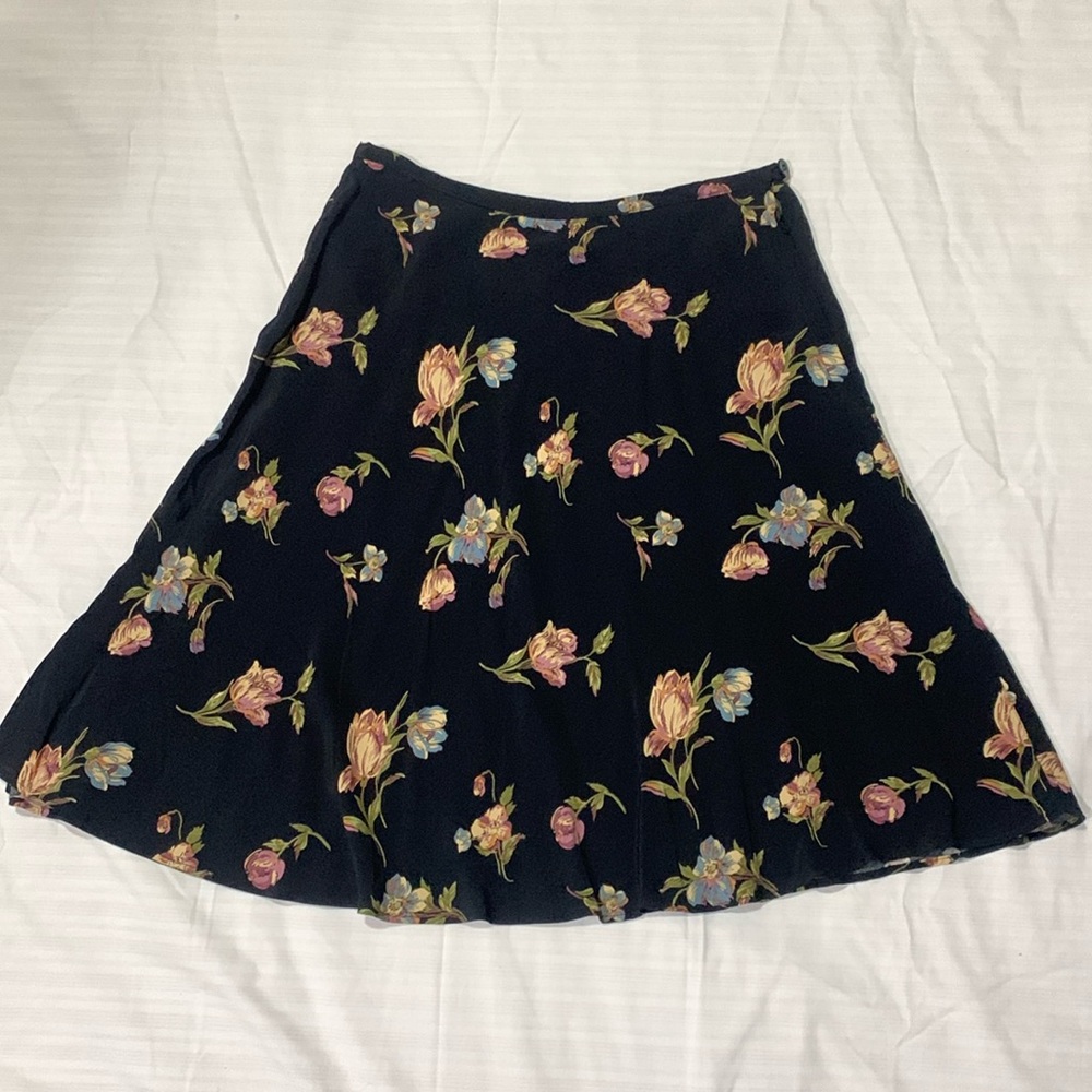 Express Floral Skirt